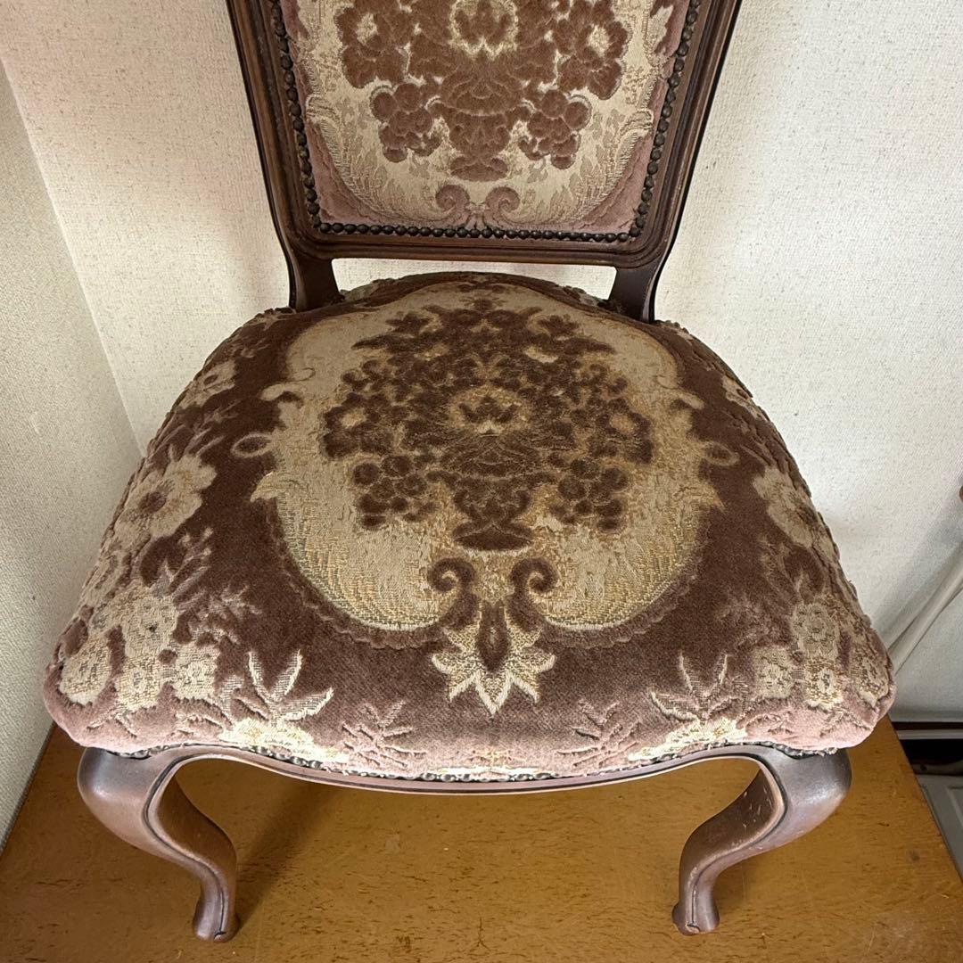 自宅保管品 karimoku ダイニングチェア 金華山 鋲打ち 椅子 イス