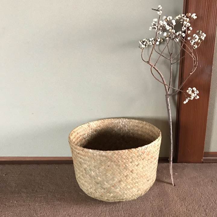 ☆値下げ中☆ 未使用 東南アジアのバスケット (Mサイズ)