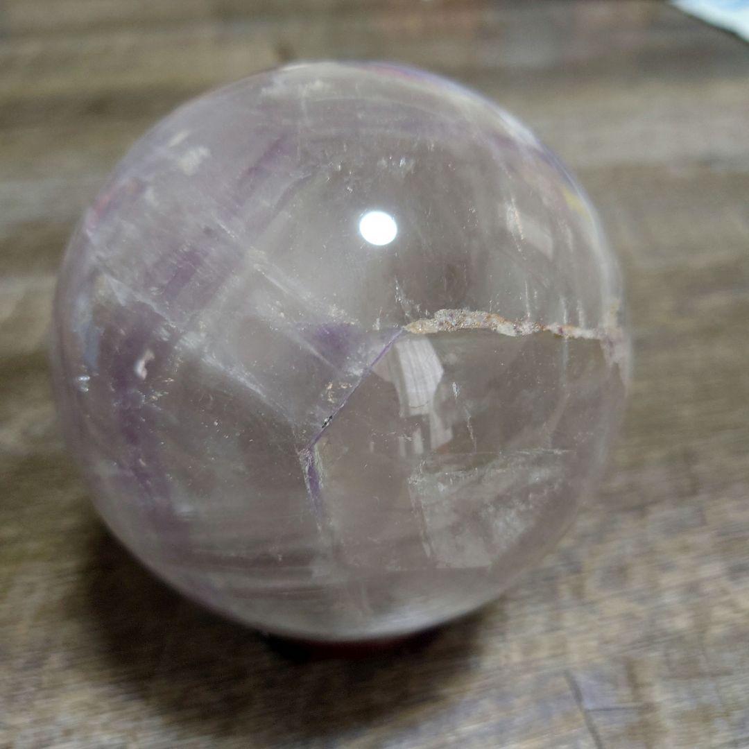 癒しのアメジストスフィア 直径10cm・1.6kg ラベンダー調 天然石 浄化