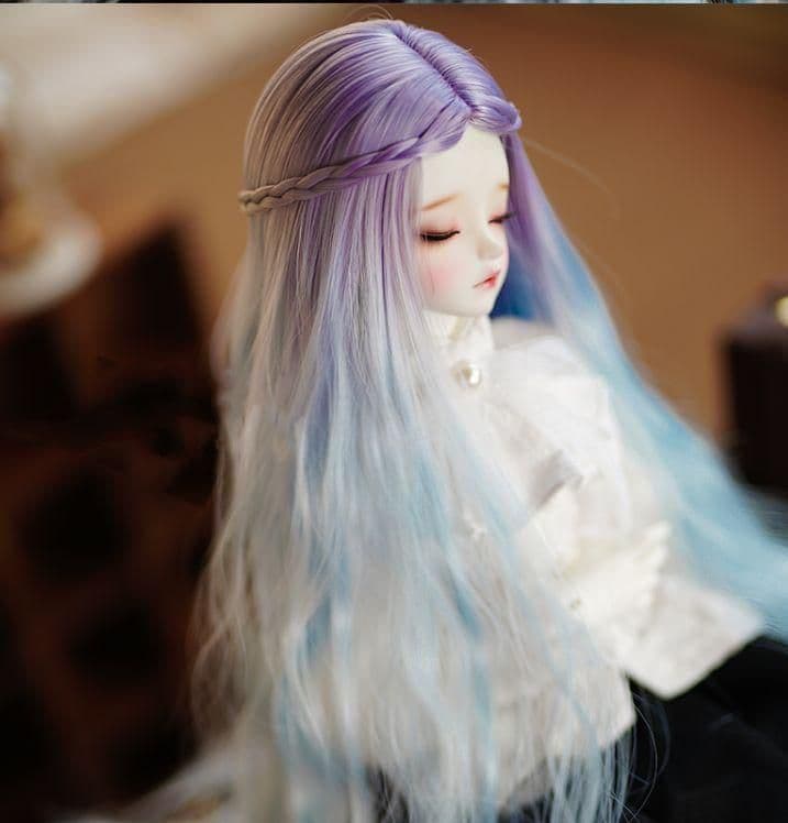 AS139 BJD 1/3 人形 ドール　用ウィッグ カツラ 耐熱 ハンドメイド