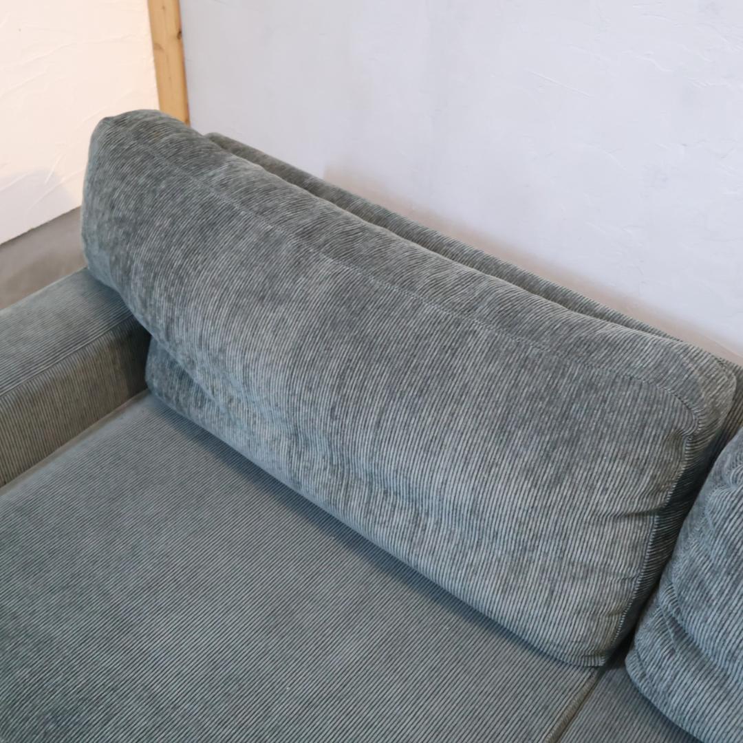 マスターウォール ウォールナット材 デニッシュ 3人掛けソファ ３シーター 3P