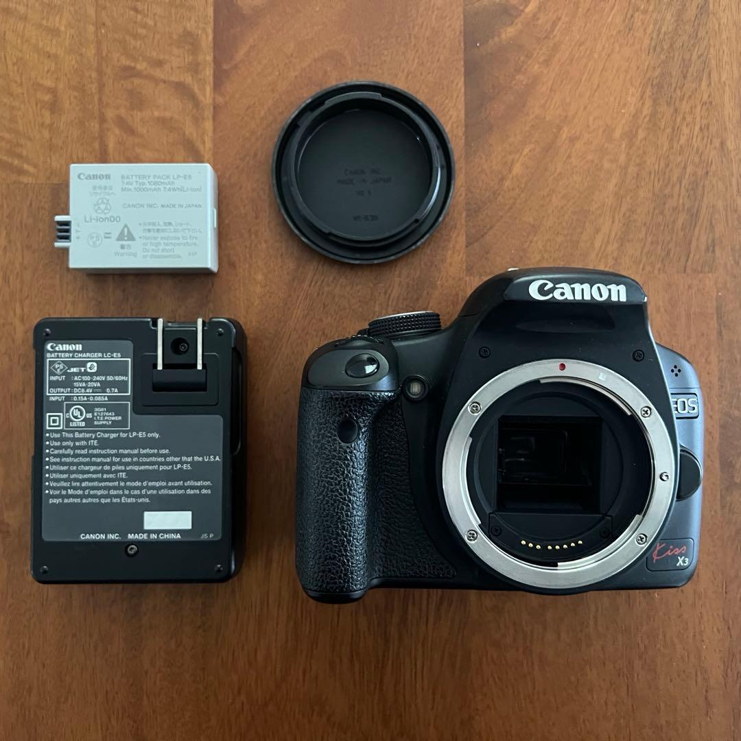 【動作確認済】Canon EOS Kiss X3 ボディ