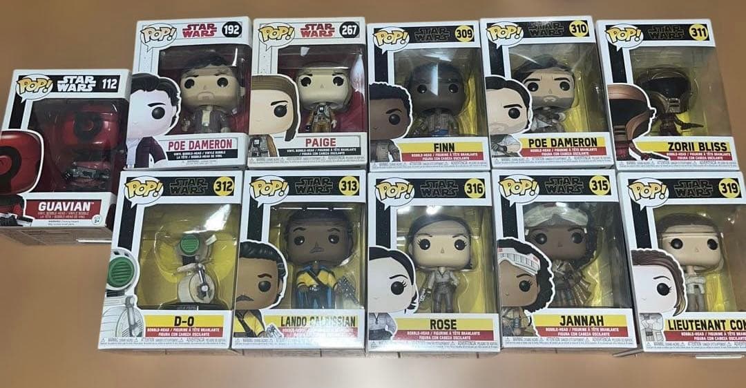 【未開封】funko pop スターウォーズ　11体セット　ポーダメロン　フィン
