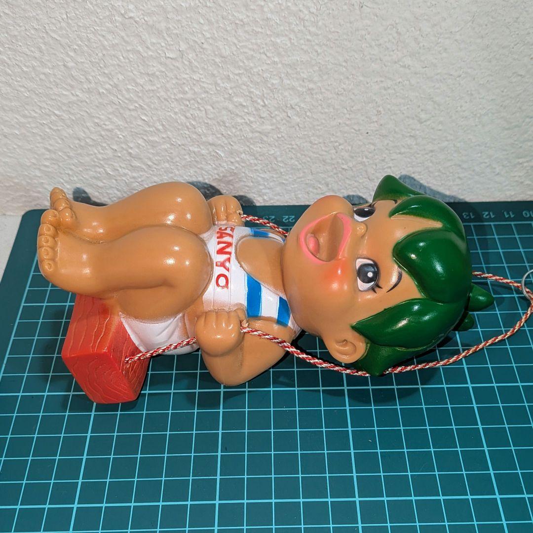 レトロ　SANYO サンヨー 健ちゃんモビールソフビ人形 貯金箱