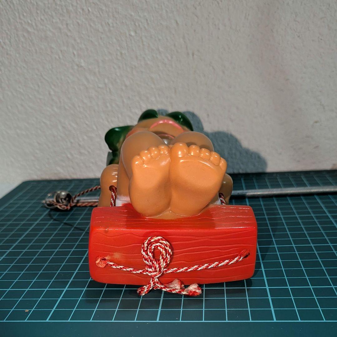 レトロ　SANYO サンヨー 健ちゃんモビールソフビ人形 貯金箱