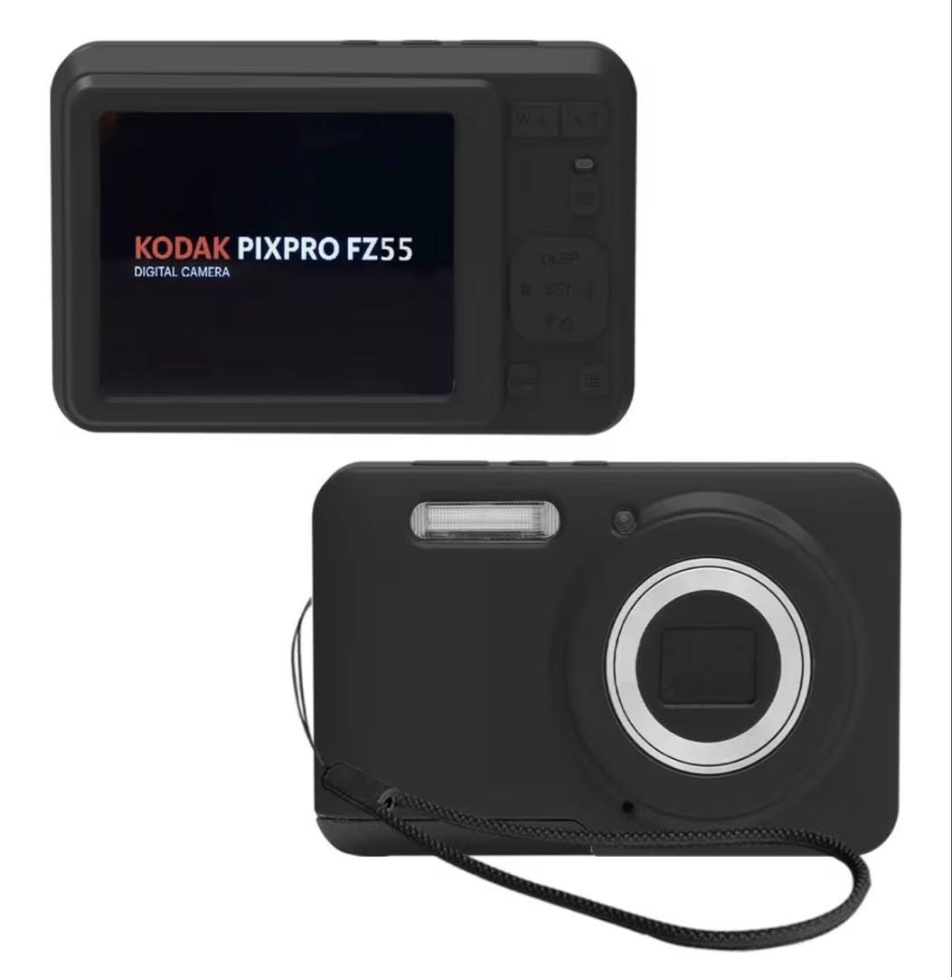 【新品未開封】Kodak FZ55 ブラック 【ケース・変換アダプターセット】