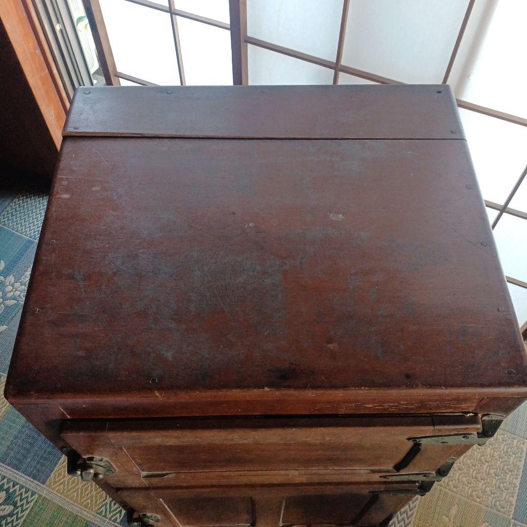 氷　冷蔵庫　レトロ