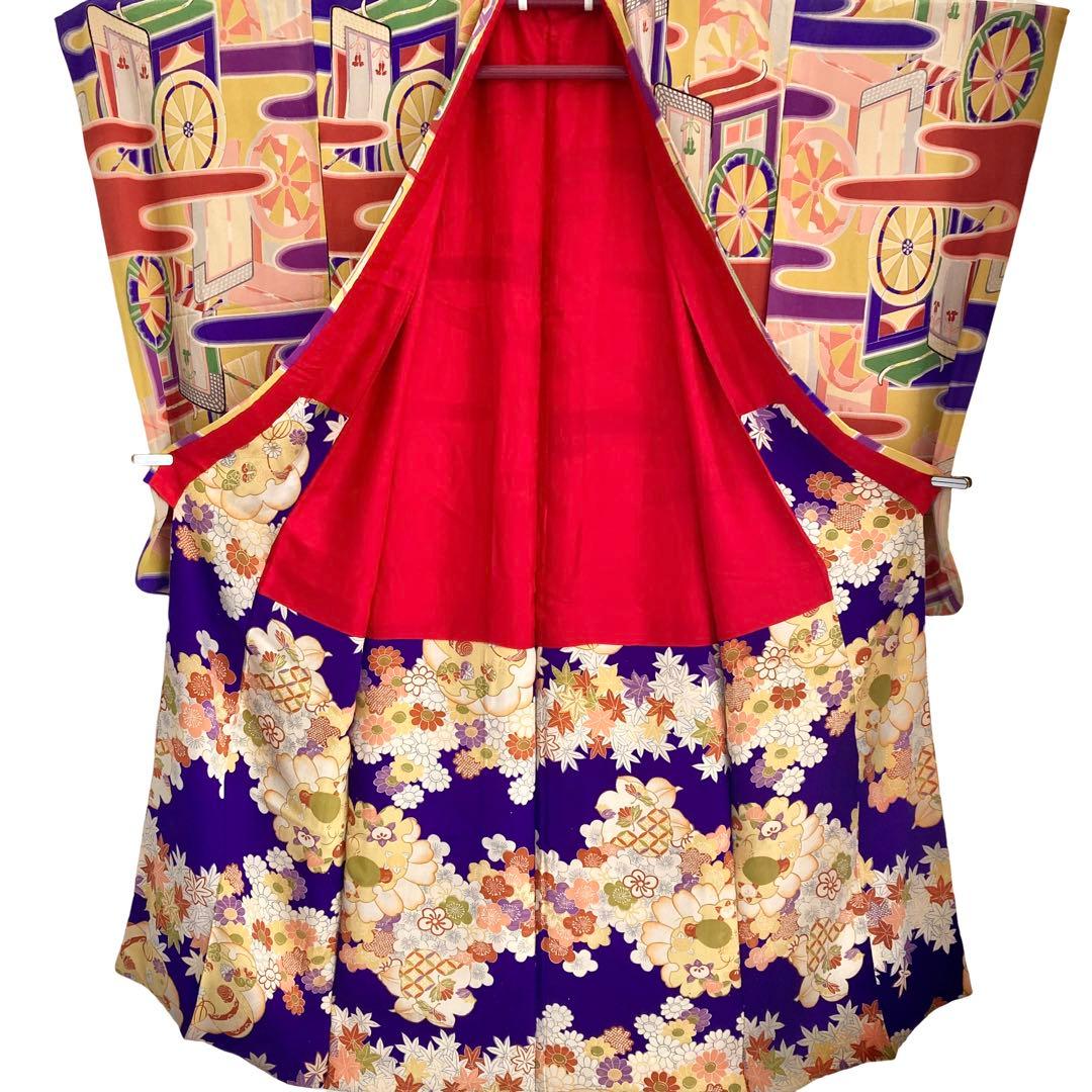 アンティーク　女の子　ジュニア　袴　着物　 NO14