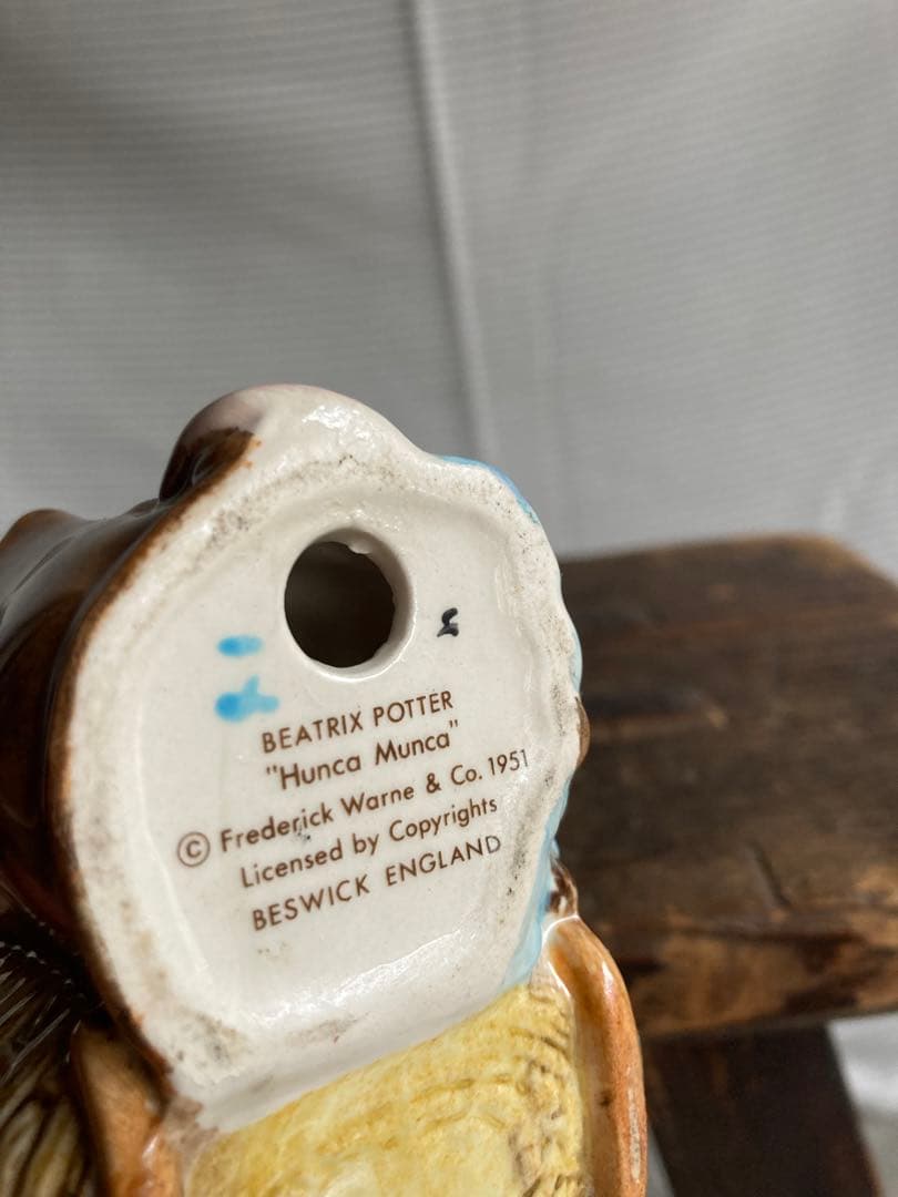 彫刻・オブジェ Beatrix potter antique objet