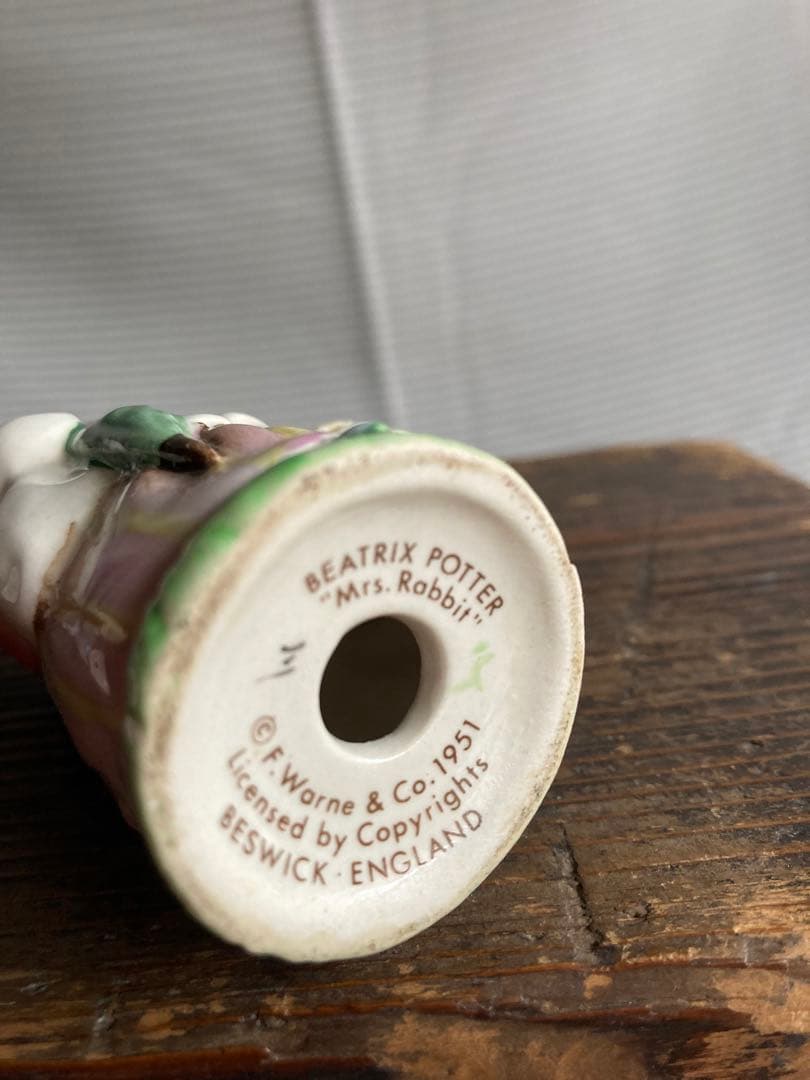彫刻・オブジェ Beatrix potter antique objet