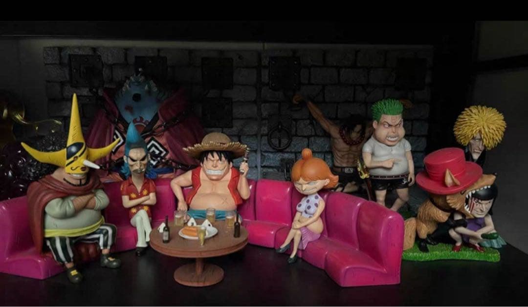 ONE PIECE ワンピース ニセ麦わらの一味 フィギュア ガレージキット