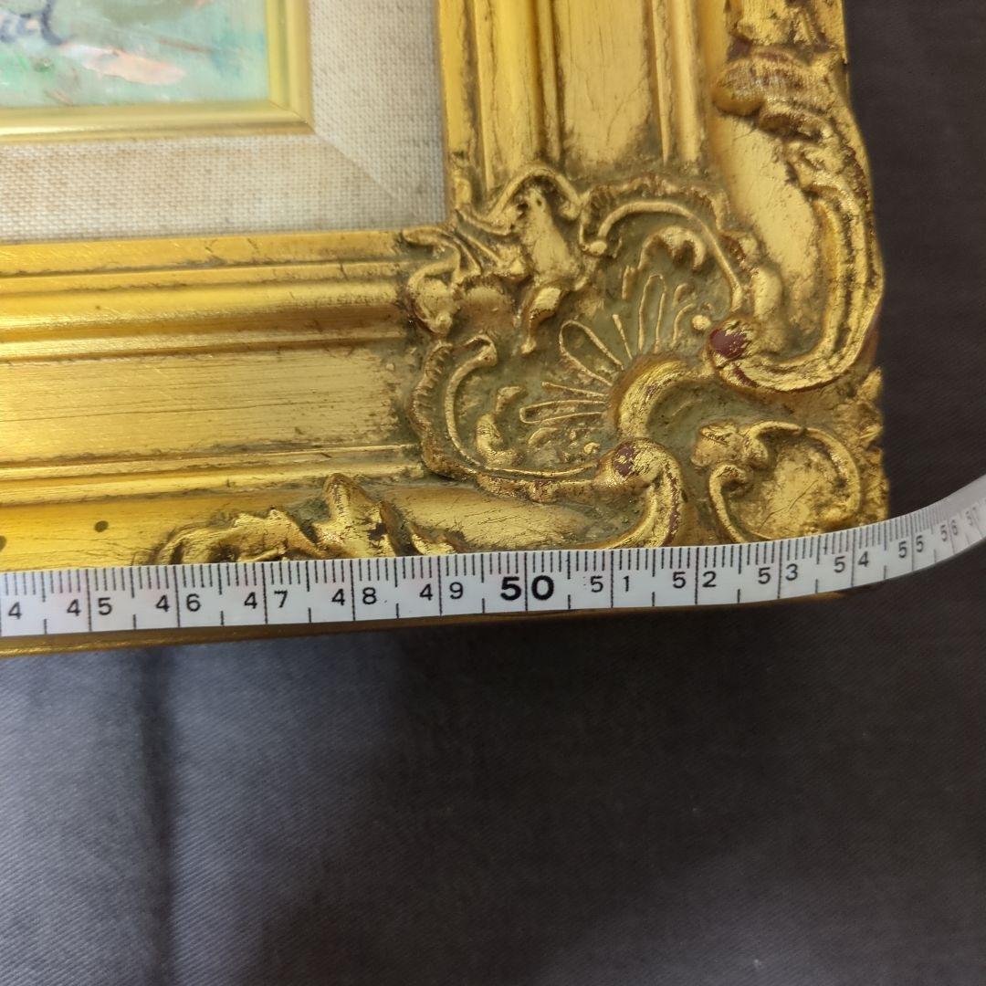 巴里のアンニュイ風景　レトロ豪華額縁