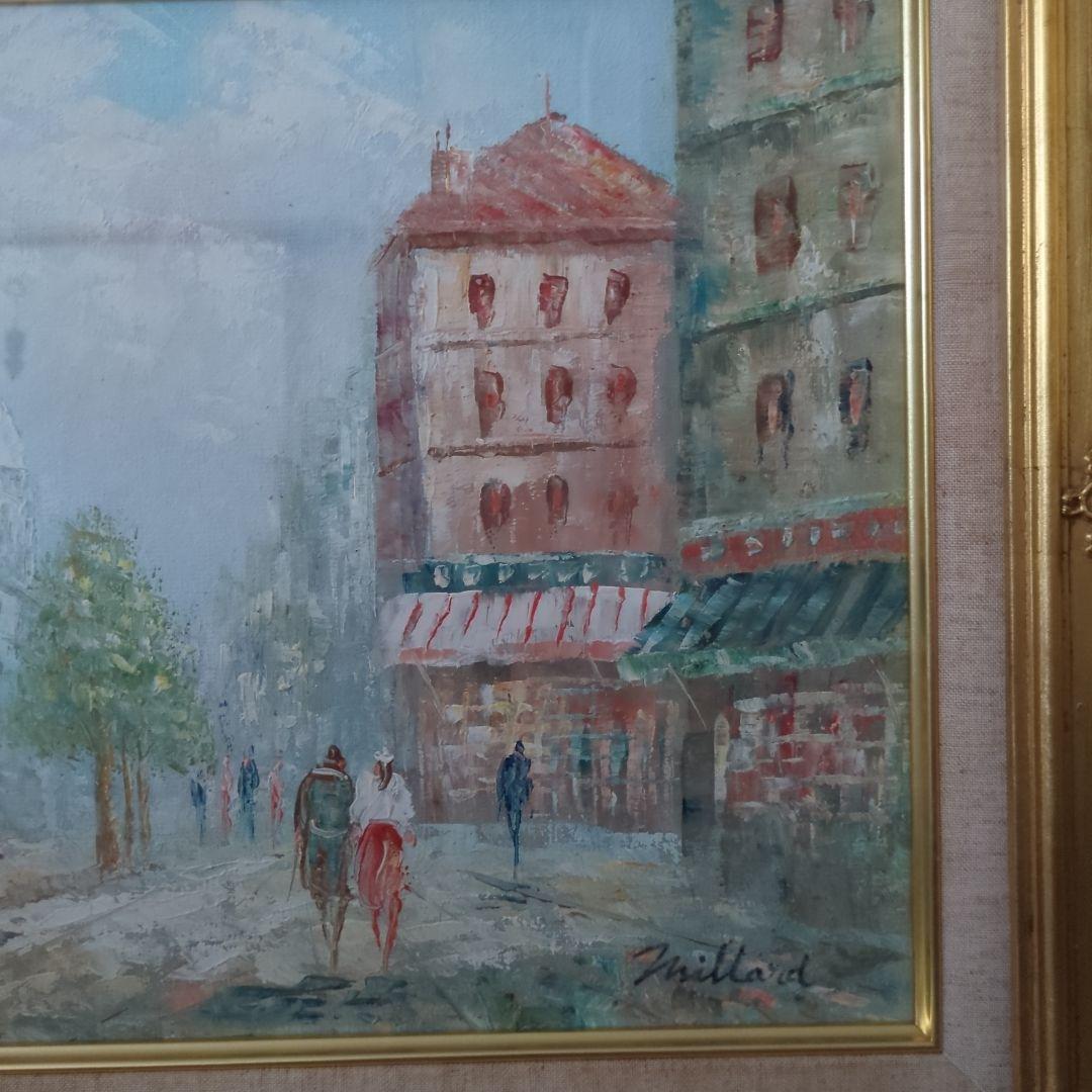 巴里のアンニュイ風景　レトロ豪華額縁