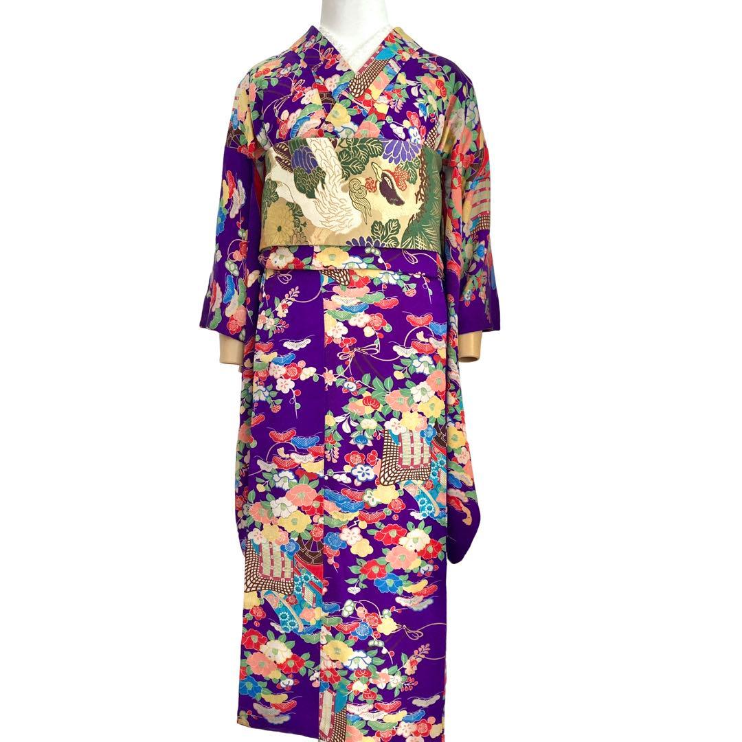 ★レトロ　ジュニア　アンティーク着物　大正ロマン　袴　七五三　十三詣り　NO2