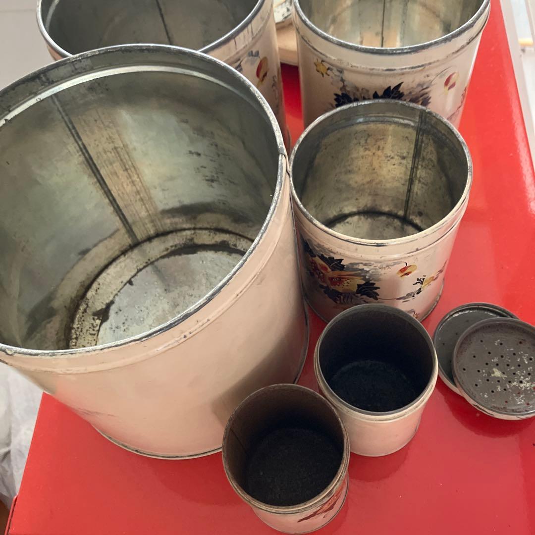 ビンテージキャニスター6個