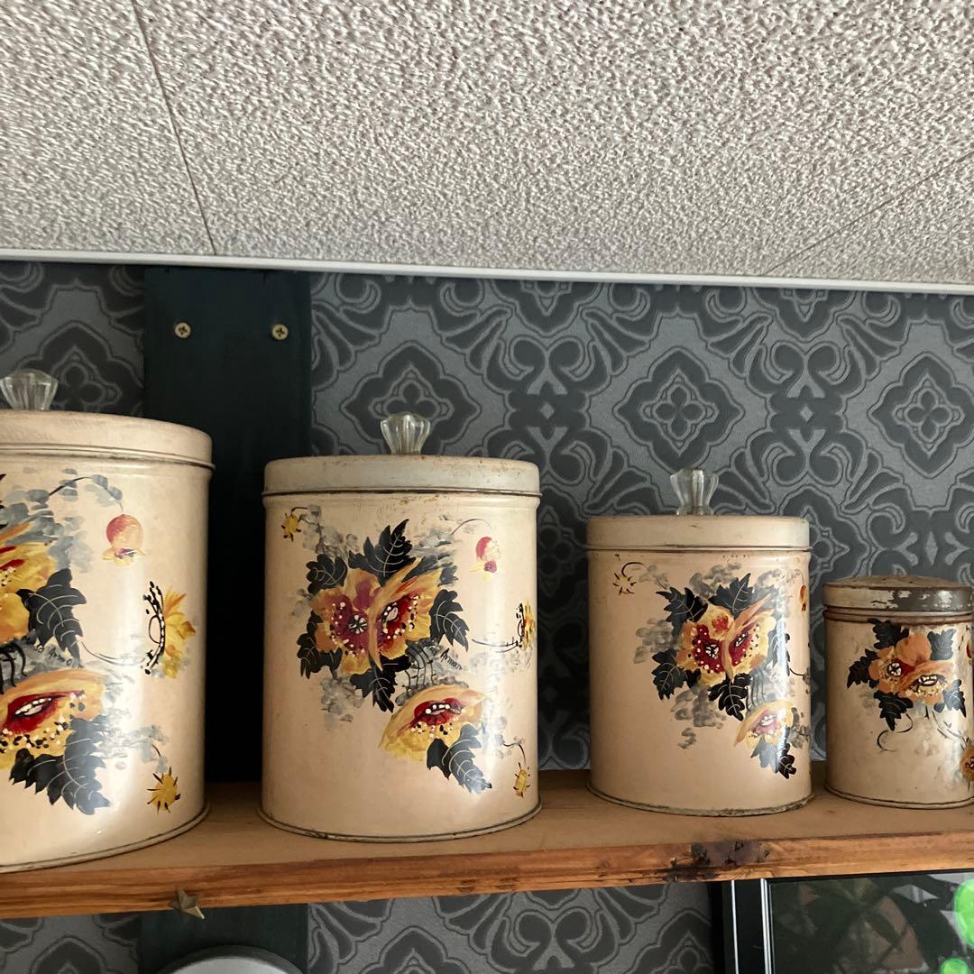 ビンテージキャニスター6個