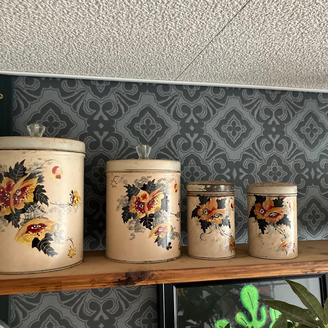 ビンテージキャニスター6個