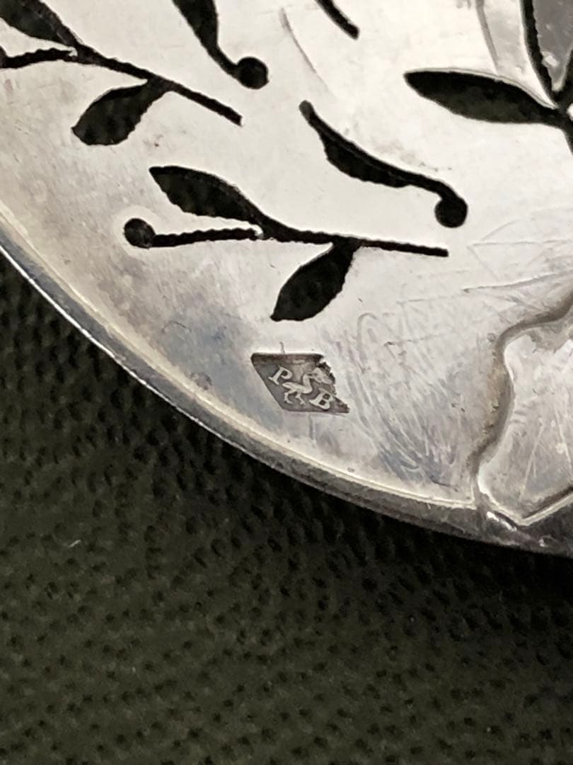 フランス アンティーク　Philippe Berthier 銀製カトラリー3本