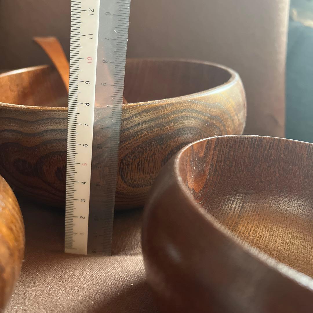 欅ボウルセット 大小ボウル フォークスプーン付き