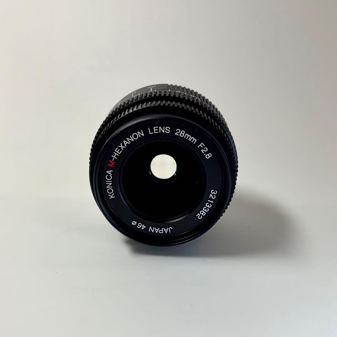 Konica M-Hexanon 28mm F2.8 レンズ