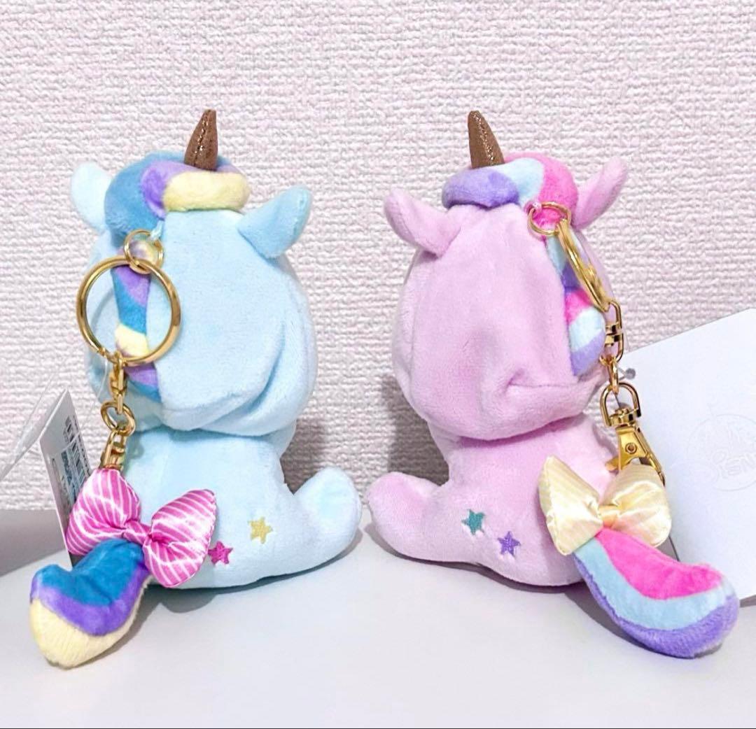 チップ デール ぬいぐるみキーホルダー・キーチェーン ユニコーン パジャマ