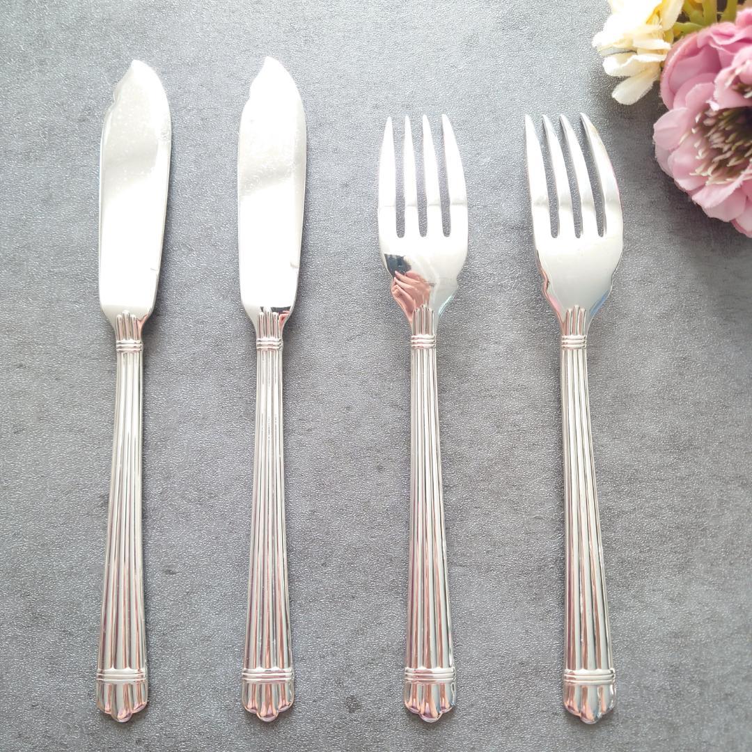 希少 クリストフル アリア フィッシュナイフ フィッシュフォーク 4点