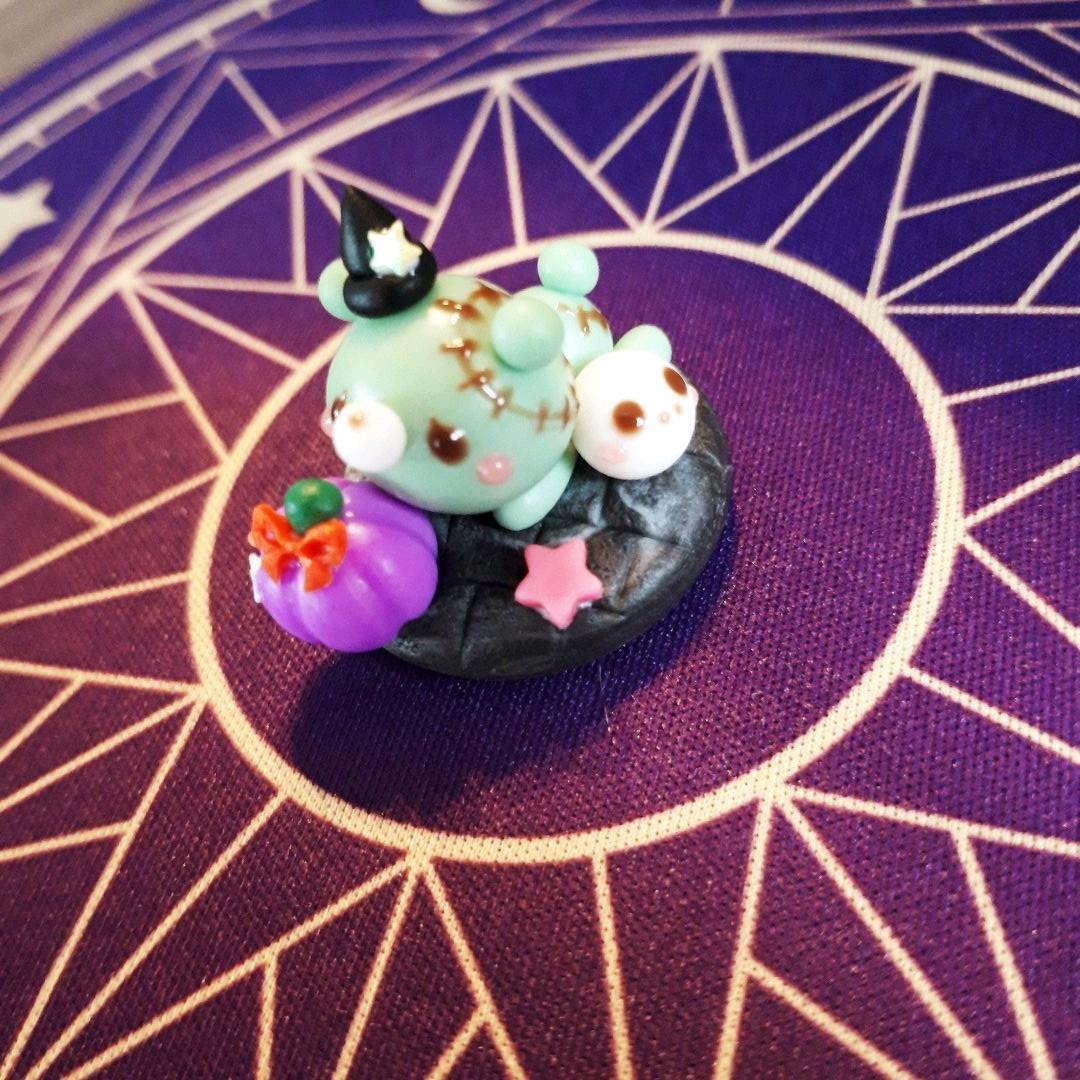 ハロウィン★ゴロリンつぎはぎクマちゃん♡