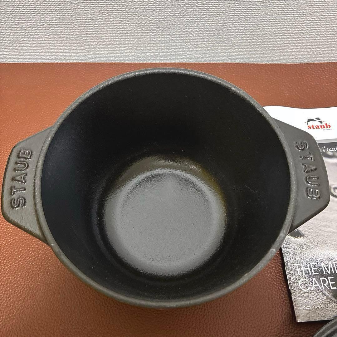 新品未使用　ストウブ　ラ　ココット de GOHAN Sサイズ　12cm 黒