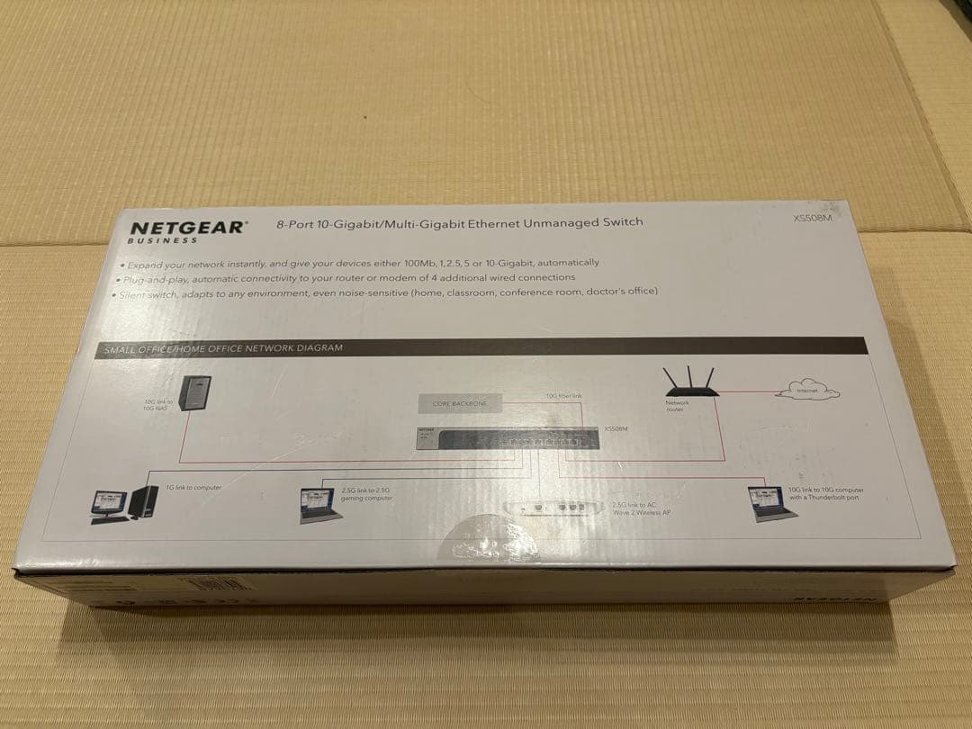 XS508M ネットギア10Gスイッチングハブ