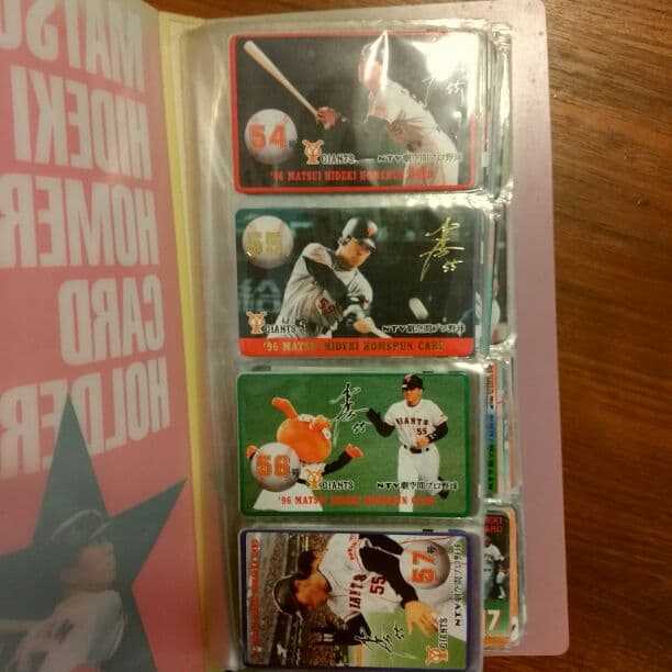 松井秀喜ホームランカード54～246号