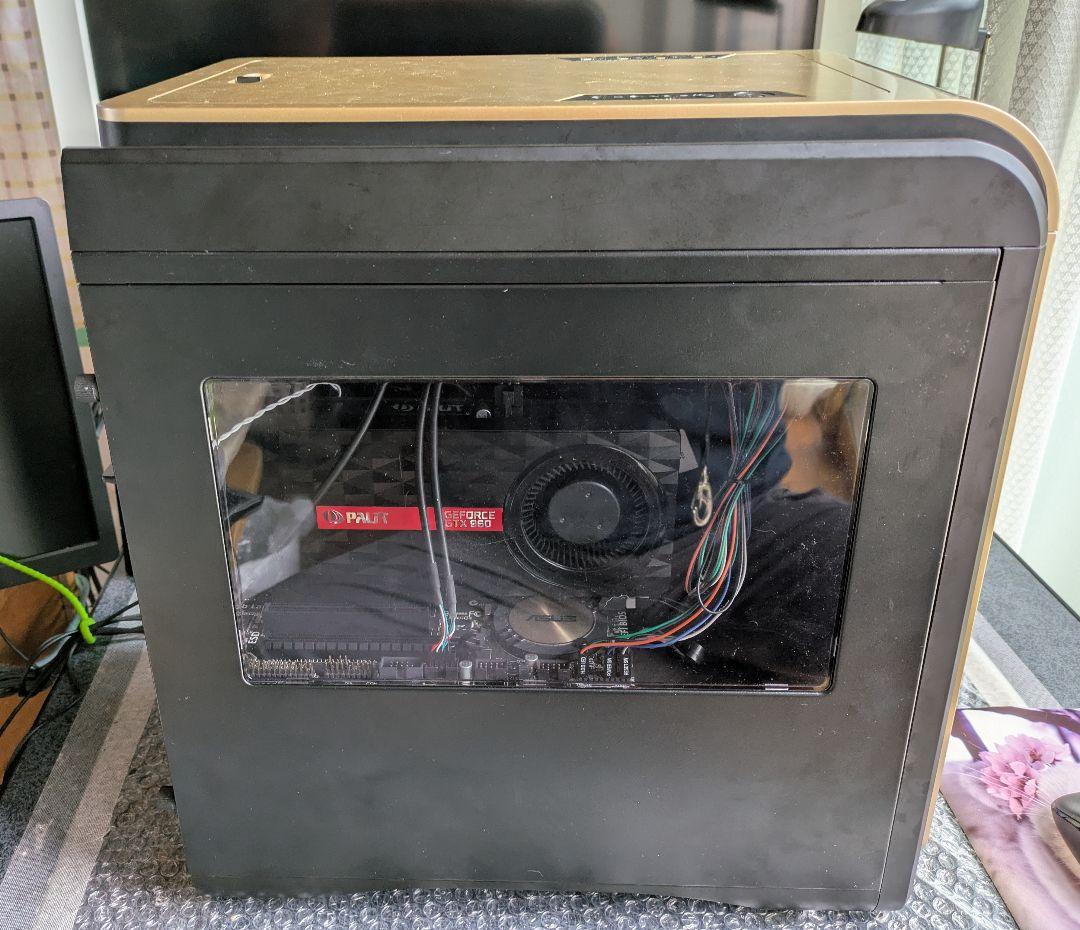 №135、キューブ型金色、Win11、Corei5、GTX960、M8G、SSD