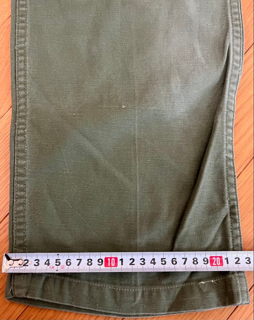 60's ベイカーパンツ ユーティリティパンツ 実物フロント◎BARJOジッパー