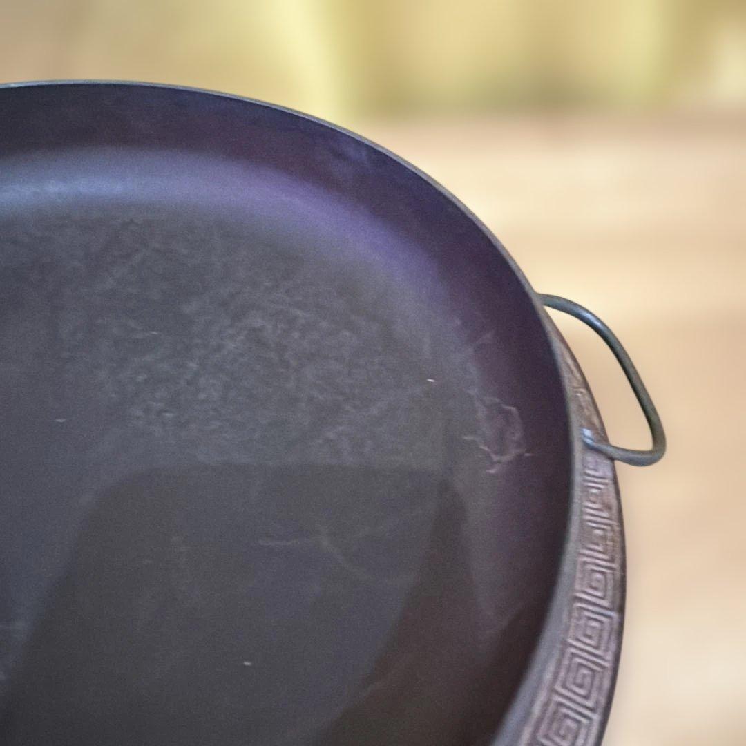 南部鉄器のすき焼き鍋