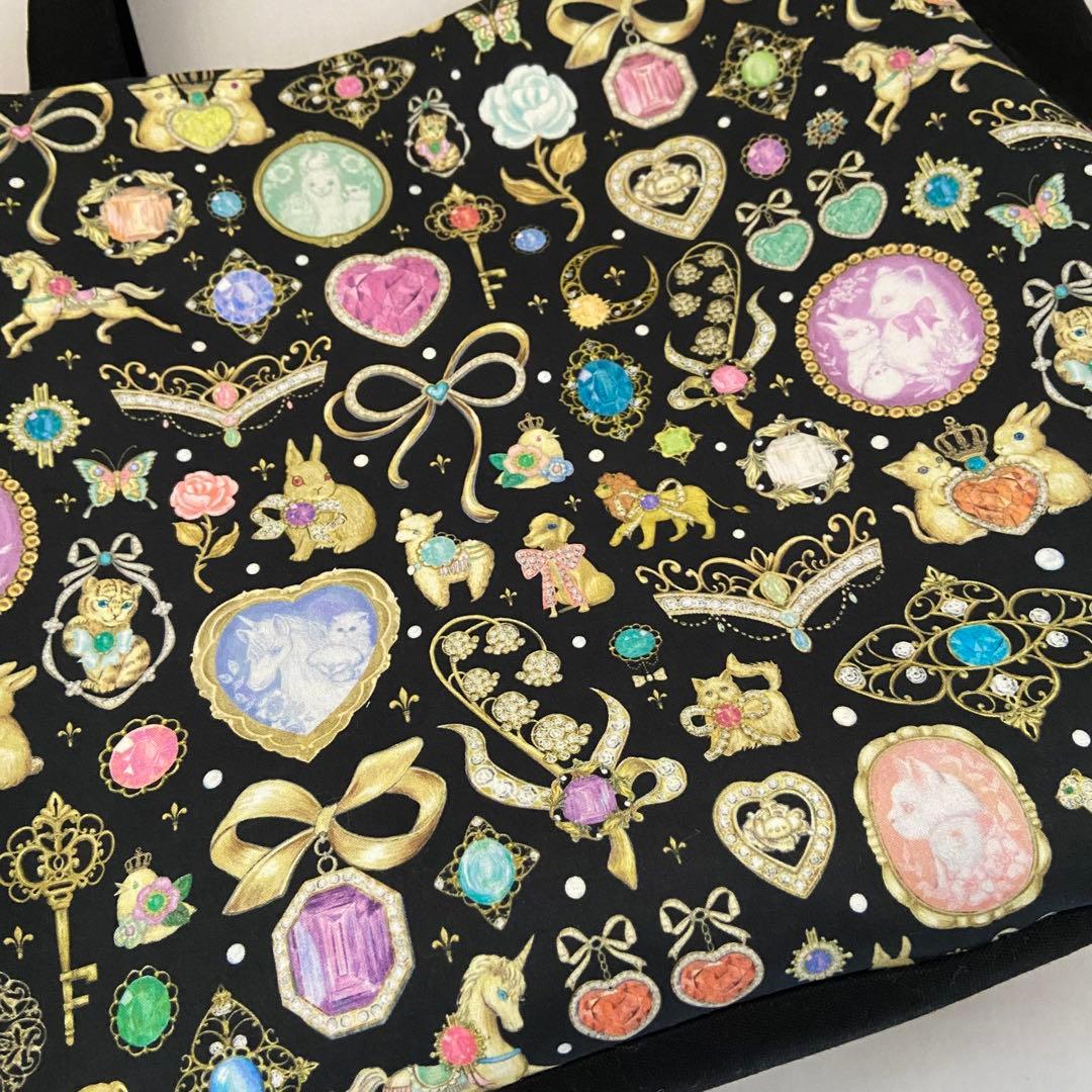 丸型　トートバッグ　ハンドメイド