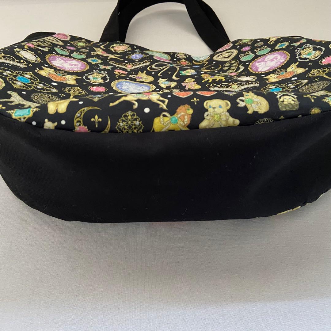 丸型　トートバッグ　ハンドメイド