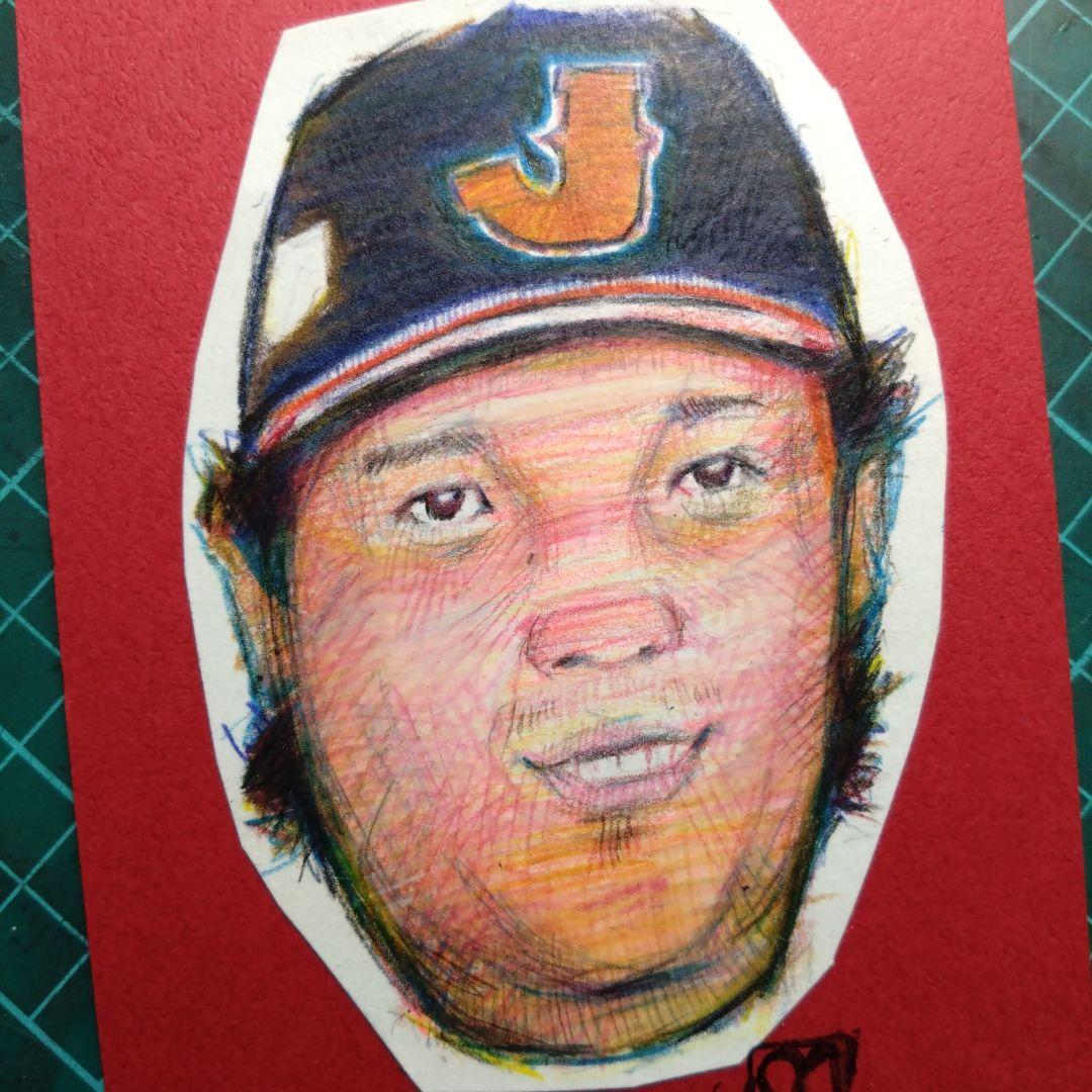 【ザビちゃん】【原画肉筆】ヒーローwbc