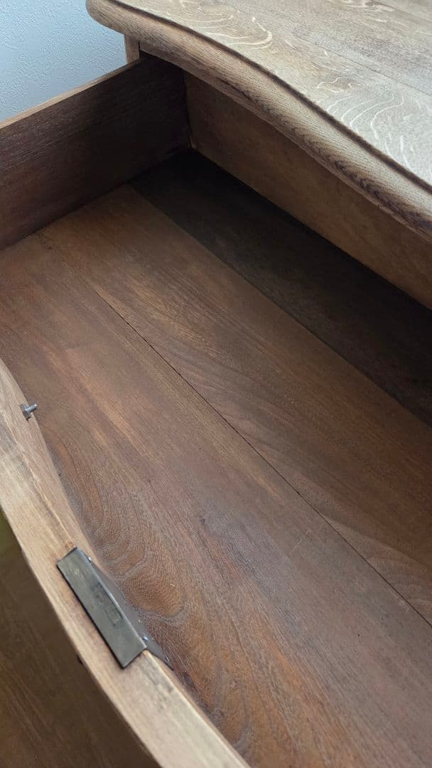 【美品】アンティークチェスト( 無垢材 オーク 剥離)