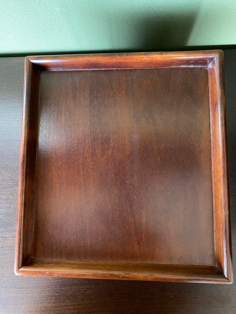 木製　小物入れ　レターケース　3段引き出し