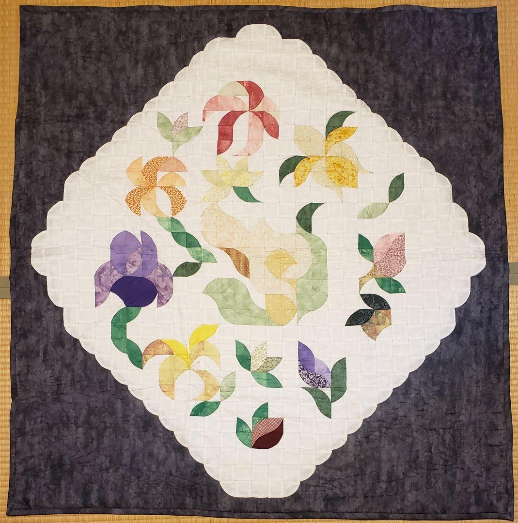 パッチワーク　タペストリー　ハンドメイド