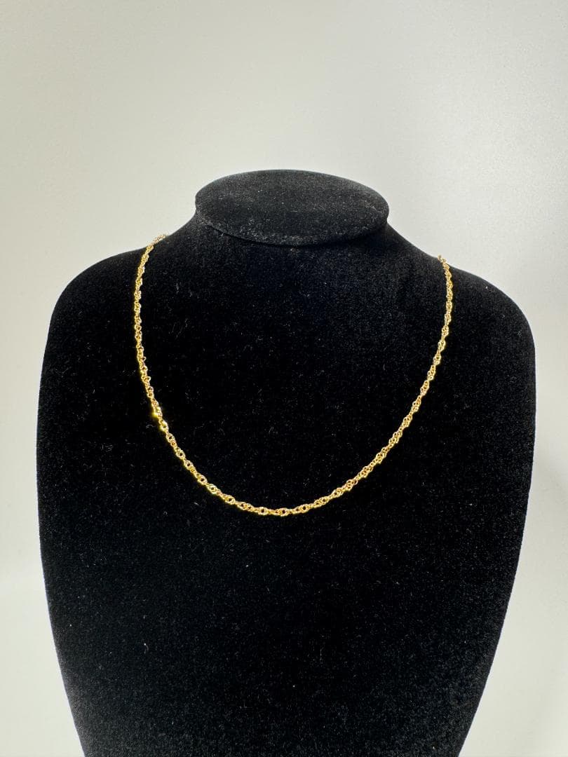 日本製K18ゴールドリンクチェーンネックレス2.07g