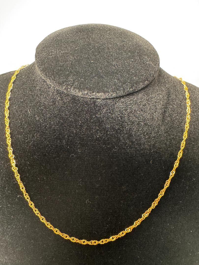 日本製K18ゴールドリンクチェーンネックレス2.07g