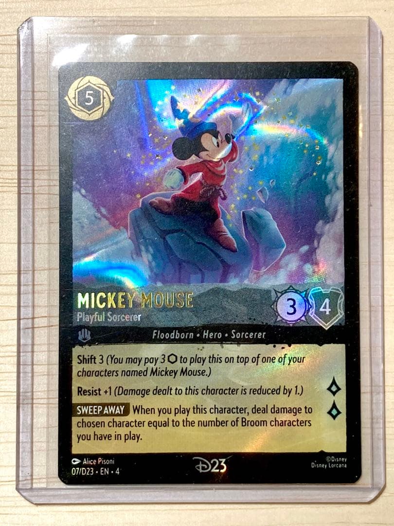 【未使用品】ミッキーマウス D23 ロルカナ ピンバッジ付き