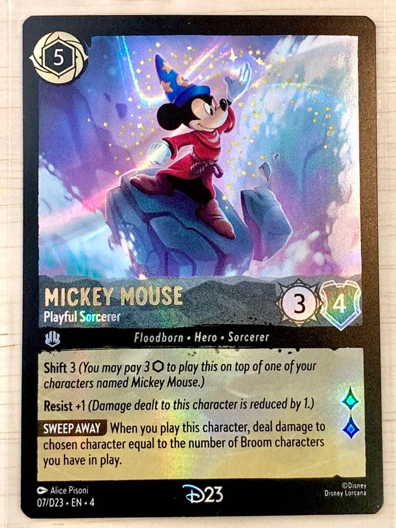 【未使用品】ミッキーマウス D23 ロルカナ ピンバッジ付き