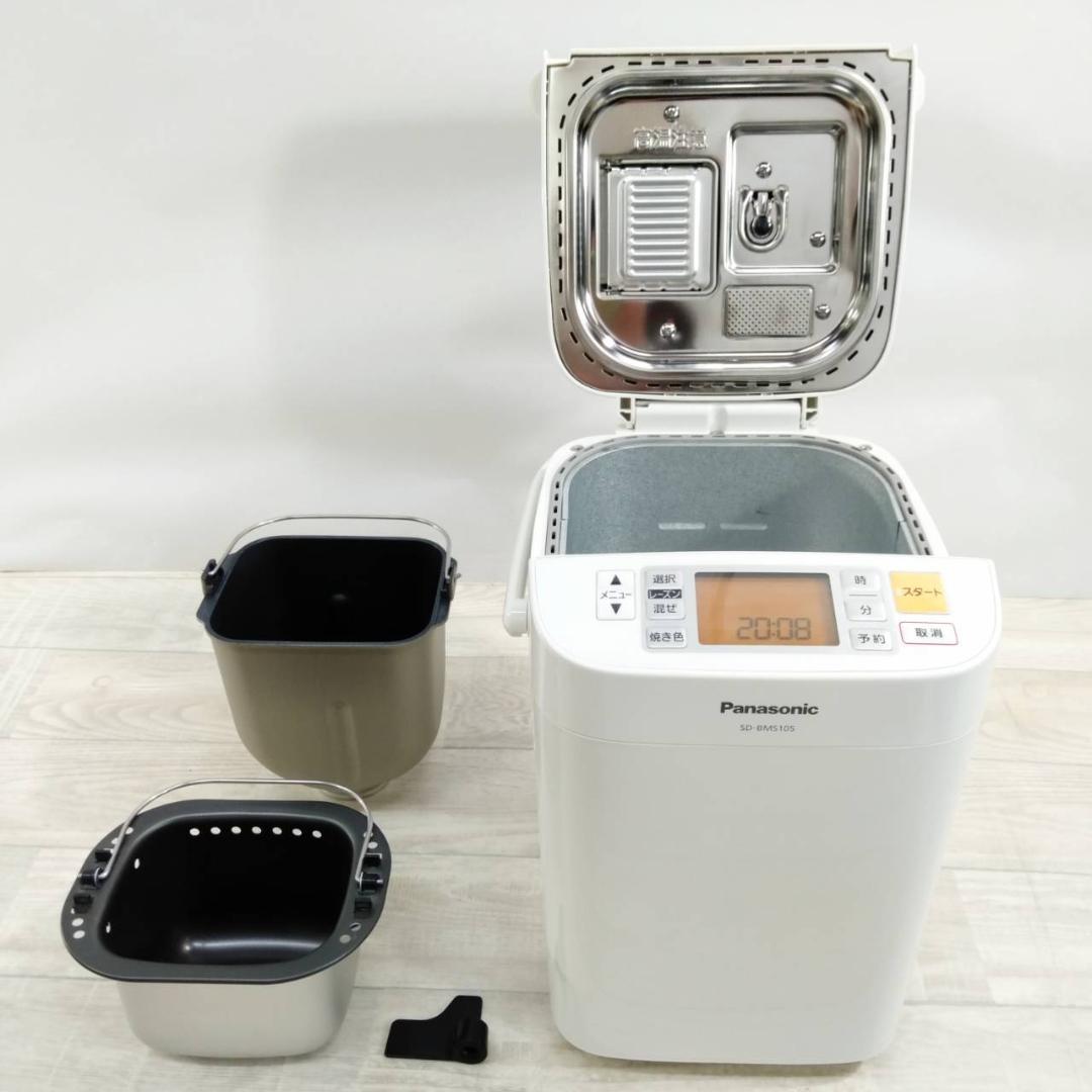 【美品】パナソニック ホームベーカリー SD-BMS105-SW