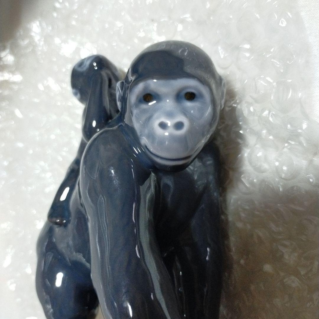 ロイヤルコペンハーゲン　イヤーフィギュリン　ゴリラの親子