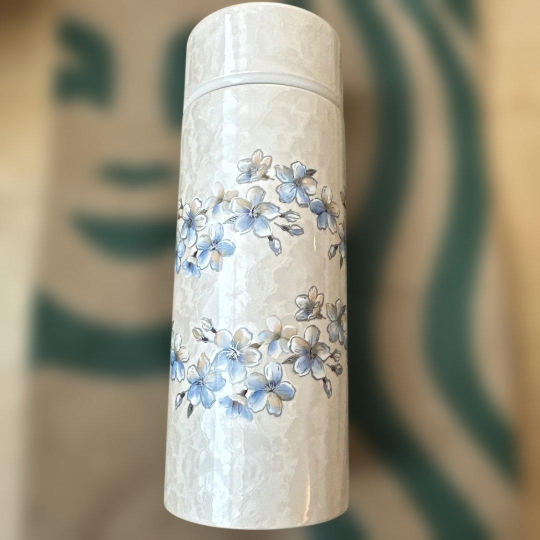 【未使用品】スタバ　ステンレスボトル　シェルホワイト　桜　SAKURA 2026