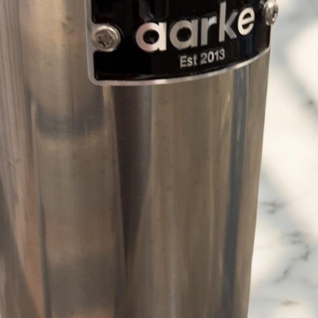 美品 aarke アールケ（ボトル付）炭酸水 ステンレス 未使用シリンダー 1個