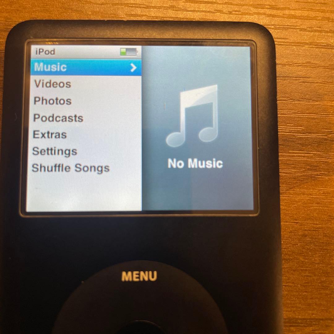 iPod Classic 80GB A1238 動作確認済みUSBケーブル付き