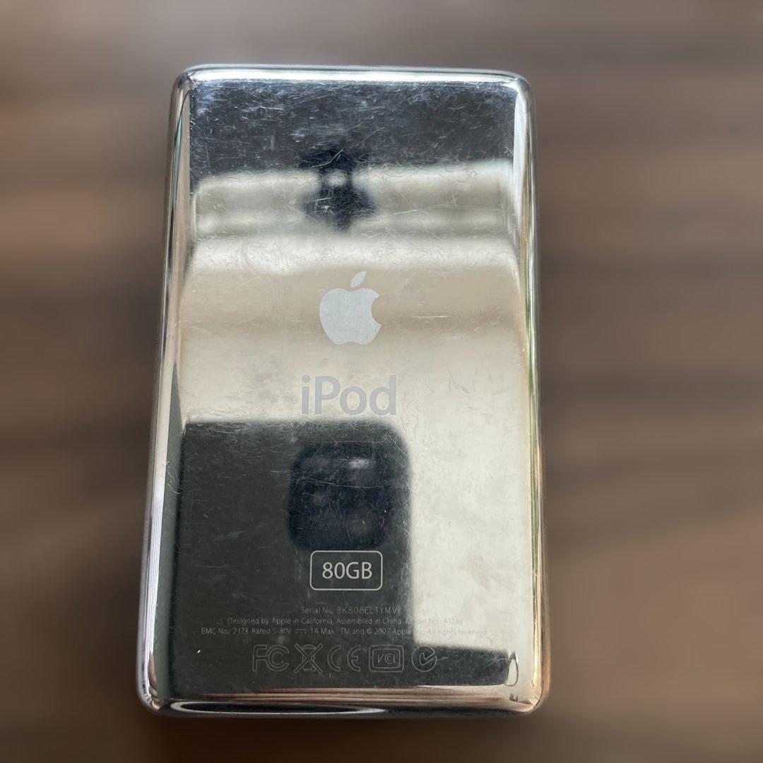 iPod Classic 80GB A1238 動作確認済みUSBケーブル付き