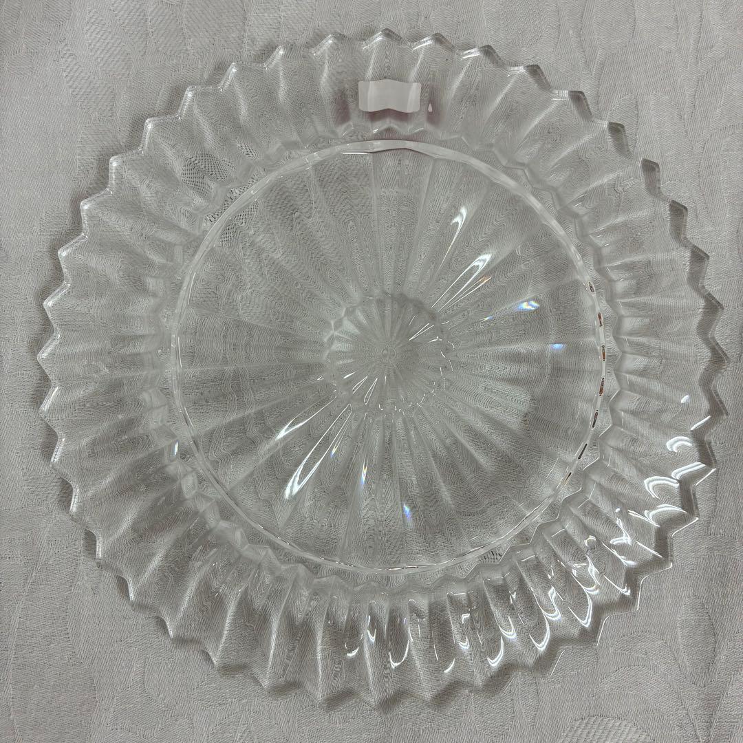 極美品【BACCRAT】バカラ ミルニュイプレート ガラスプレート 16cm